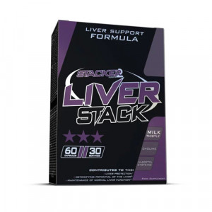 Supliment pentru suport hepatic si detoxifiere, cu ingrediente active pentru sanatatea ficatului - STACKER2 Liver Stack 60 capsule