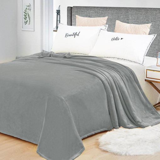 Patura Cocolino Plain V8 Gri 200x230 cm