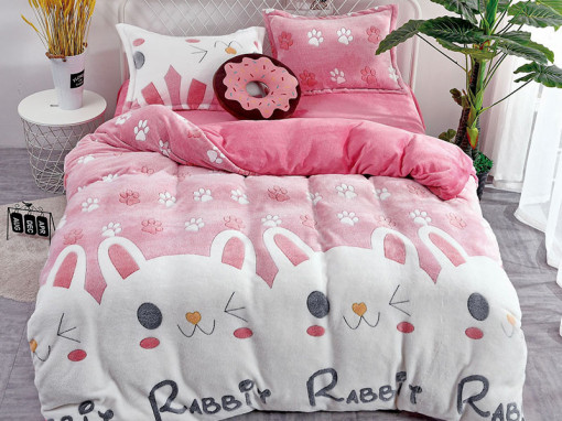 Lenjerie 1 Persoana cu Elastic Rabbit (Cocolino)
