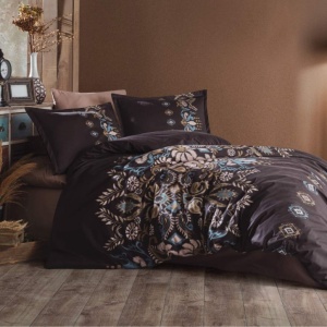 Lenjerie Isola V1 Maro cu 2 fete de perna 70x70 cm (Satin Deluxe) - Img 2