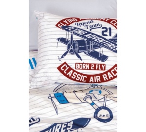 Lenjerie Copii cu Elastic Flying Gri (Bumbac 100%) - Img 2