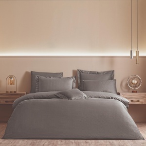 Lenjerie Davillo Anthracite King Size (Bumbac Egiptean) - Img 2