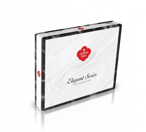 Lenjerie Elegant Stripe Gri (Satin Deluxe) - Img 2