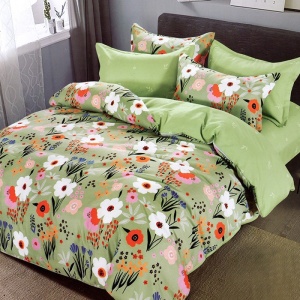 Pachet Somn Complet Lenjerie cu Elastic 180x200 Greenwich 6 Piese (Finet), Pilota, 2 Perne si Patura Pufoasa