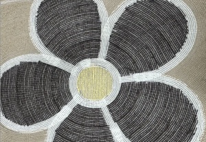 Set 3 Covorase de Baie Flower Bej (Acryl) - Img 3