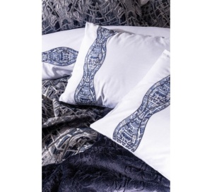 Set Complet Platinum Marissa Bleumarin, cu 11 piese (Bumbac 100%) - Img 2