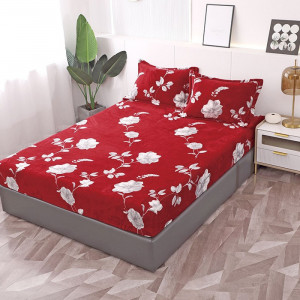 Lenjerie cu elastic 180x200 Red Field (Cocolino) - Img 2