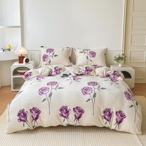 Lenjerie Rose Serena cocolino cu Elastic 180x200 (Cocolino)