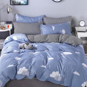 Lenjerie Rainy Cloud (Bumbac Satinat)