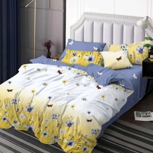 Pachet Somn Complet Lenjerie cu Elastic 180x200 Ando 6 Piese (Finet), Pilota, 2 Perne si Patura Pufoasa