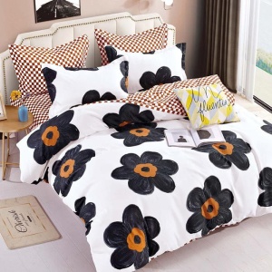 Pachet Somn Complet Lenjerie cu Elastic 180x200 Soiree, 6 Piese (Finet), Pilota, 2 Perne si Patura Pufoasa