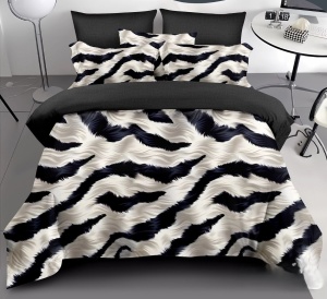 Lenjerie Zebra Chic 6 Piese (Finet)