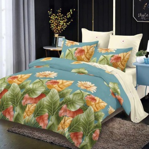 Pachet Somn Complet Lenjerie cu Elastic 180x200 Bless 6 Piese (Finet), Pilota, 2 Perne si Patura Pufoasa