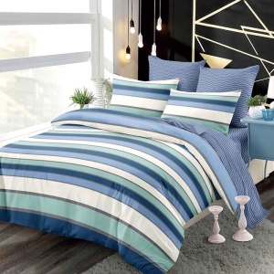 Pachet Somn Complet Lenjerie cu Elastic 180x200 Gorky 6 Piese (Finet), Pilota, 2 Perne si Patura Pufoasa
