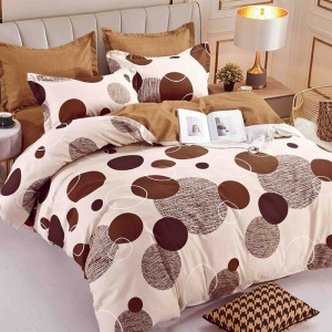 Pachet Somn Complet Lenjerie cu Elastic 180x200 Ursula, 6 Piese (Finet), Pilota, 2 Perne si Patura Pufoasa
