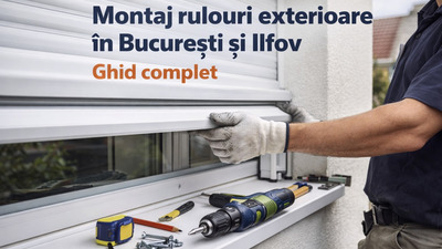 Montaj rulouri exterioare în București și Ilfov – ghid complet