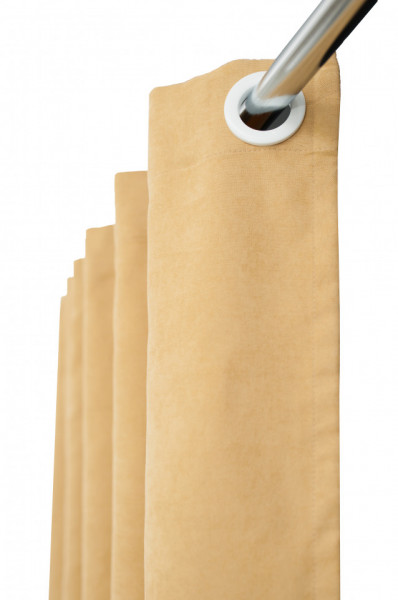 Draperie,Casa Deco Logistics, soft V-05 CU INELE CAPSE ALB