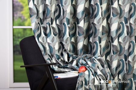 DRAPERIE CU REJANSA MENDOLA ARK albastru 08