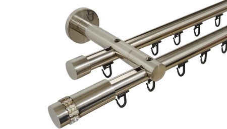 Galerie dubla PRINDERE PERETE suport universal TEAVA PROFIL -XANTOS /19 -INOX