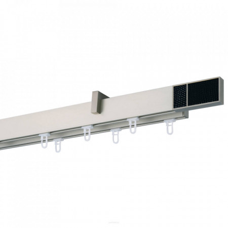 Galerie dubla SQUARE LINE PRINDERE TAVAN- SQUARE - BOSS NEGRU crom mat