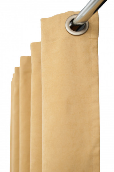 Draperie,Casa Deco Logistics, soft V-05 CU INELE CAPSE PLATINA