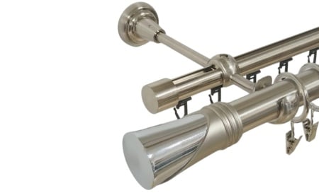 Galerie dubla Duncan 25/19 teava neteda si profil inox
