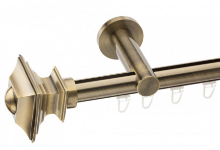 Galerie simpla 25 mm Verdi profil aur antic