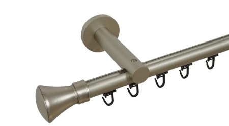 Galerie SIMPLA PRINDERE PERETE TEAVA PROFIL 19 MM -PRINCE- CROM MAT