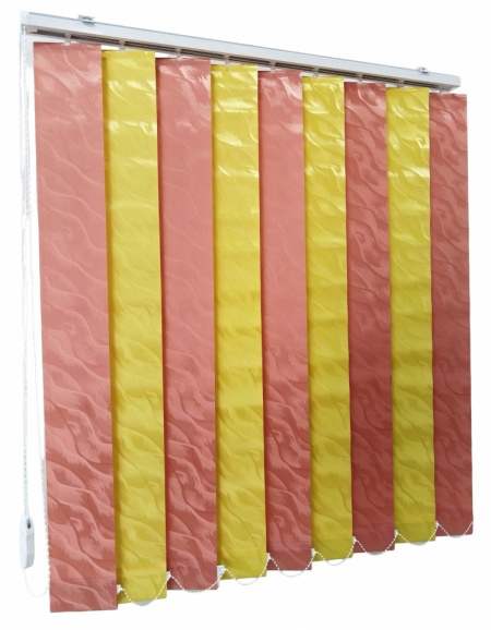 Jaluzele verticale BEATA 9609/9623 somon/galben