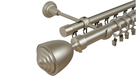 Galerie dubla palacio , teava neteda si profil,grosime 25 si 19mm, crom mat