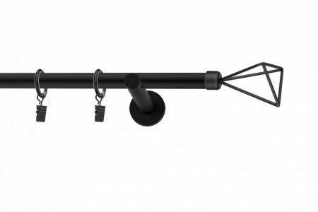 Galerie SIMPLA PRINDERE PERETE PICIOR UNIVERSAL 19 mm SPACE NEGRU