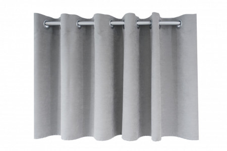 Draperie,Casa Deco Logistics, catifea PETEK V43 CU INELE CAPSE CROM
