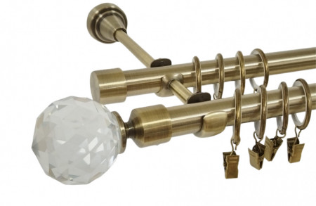 Galerie dubla - KULA CRYSTAL - dubla 19/19 - aur antic