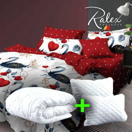 PACHET PROMO LENJERIE PAT FINET 6 PIESE + 2 PERNE + PILOTĂ (PLP106)