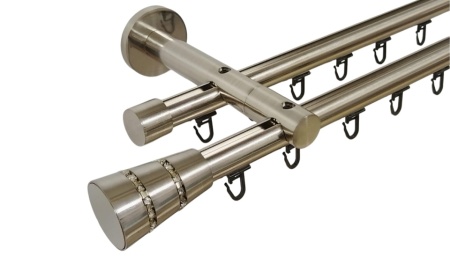 Galerie dubla PRINDERE PERETE suport universal TEAVA PROFIL -BOGOTA /19 -INOX
