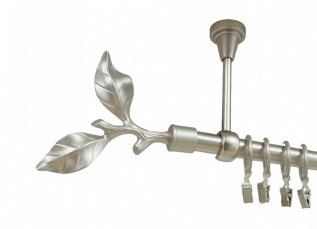 Galerie simpla prindere tavan galaz 19 mm crom mat
