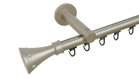 Galerie SIMPLA PRINDERE PERETE TEAVA PROFIL 19 MM -CARTER- CROM MAT