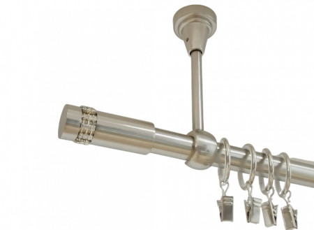 Galerie simpla prindere tavan xantos 19 mm inox