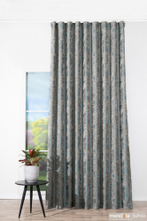 DRAPERIE CU REJANSA MENDOLA CASTILIO GRI-TURCOAZ 01 - Img 2