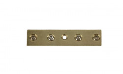 Galerie dubla PRINDERE PERETE suport universal TEAVA PROFIL -CILINDRU ALB /19 -INOX - Img 4