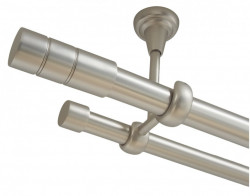 Galerie fara inele cylindru tavan - 25/19 - crom mat - Img 1
