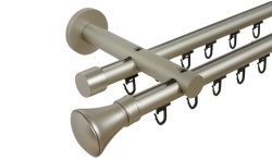 Galerie metal dubla PICIOR UNIVERSAL TEAVA PROFIL - PRINCE19/19 - CROM MAT - Img 1