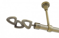 Galerie simpla prindere tavan fara inele LILLET 19 MM aur antic