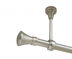 Galerie simpla prindere tavan fara inele prince 19 mm crom mat - Img 1