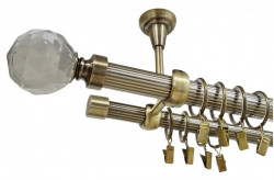 Galerie tavan KULA CRYSTAL STRIAT - 25/19 - AUR ANTIC - Img 1