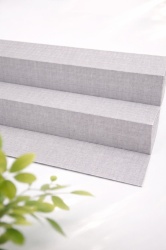 Jaluzea plisată semitransparentă ORVI1305 – Culoare gri deschis texturat - Img 3