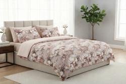 Lenjerie de pat Cotton Pro 100% bumbac – imprimare digitală (Champagne Blossom)
