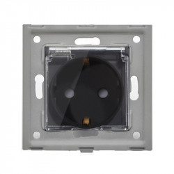 Modul priza simpla cu capac de protectie - Img 1