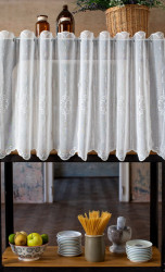 PERDEA CU ANOURI MENDOLA DUCHESS CREM T08 - Img 5