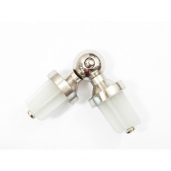Prelungitor in unghi 19mm inox
